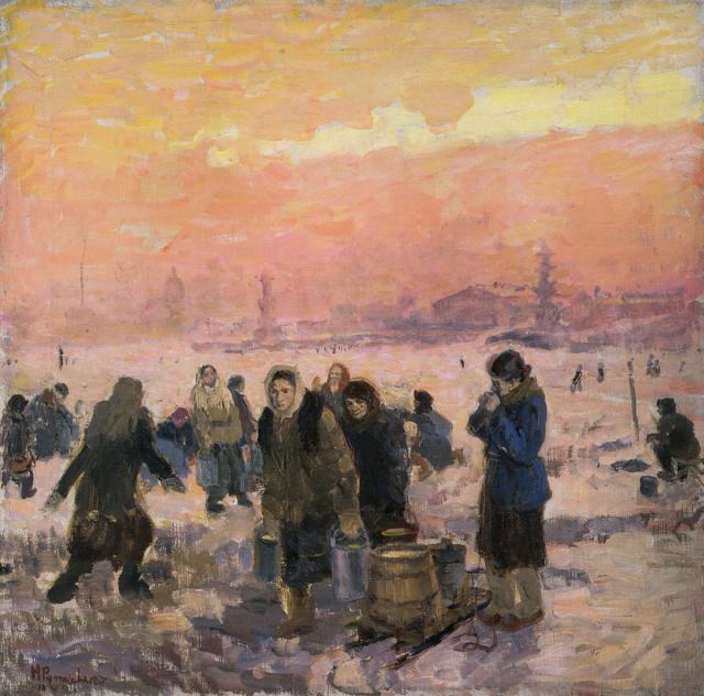 Рутковский Н.Х. За водой. 1942 Рутковский Н.Х. За водой. 1942
